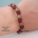Brass bead zen bracelet