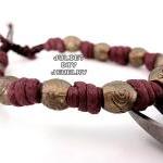 Brass bead zen bracelet